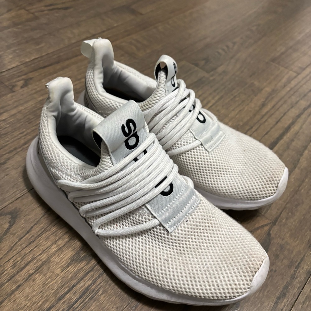 Adidas Men's White Mesh Athletic Shoes